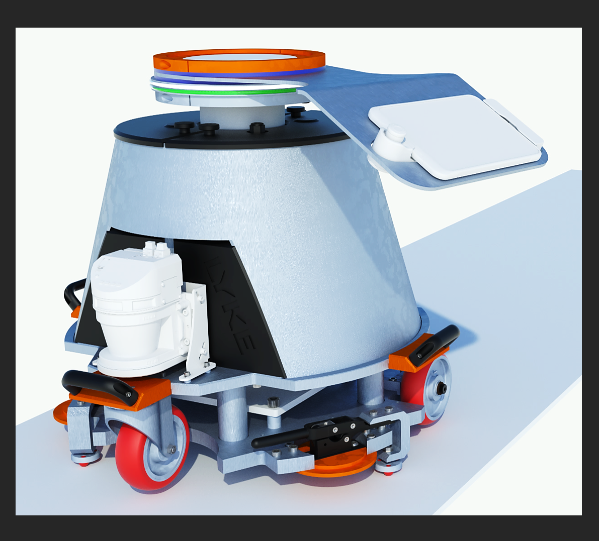 LYKE MRC01 industrial mobile robot cart for collaborative robot installations